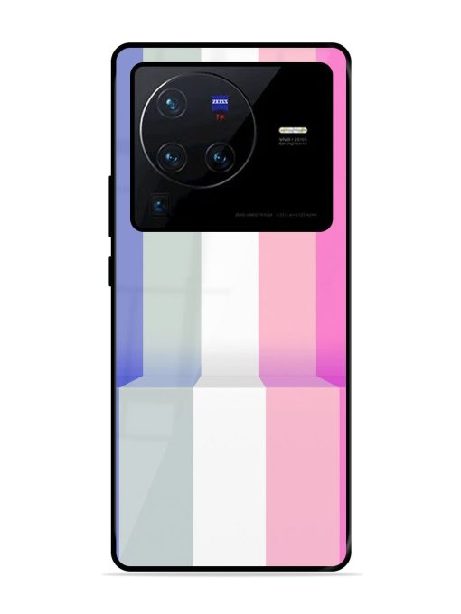 Pastel Palette Glossy Soft Edge Case for Vivo X80 Pro Chachhi