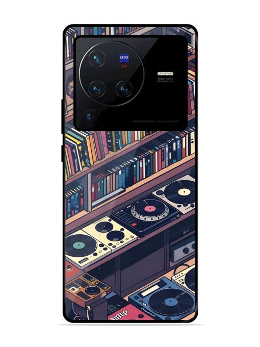 Music Lover'S Haven Glossy Soft Edge Case for Vivo X80 Pro Chachhi