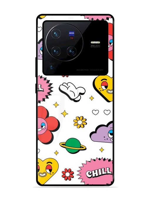 Whimsical Wonderland Glossy Soft Edge Case for Vivo X80 Pro Chachhi