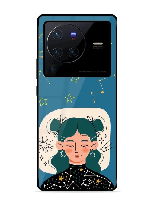 Cosmic Daydreamer Glossy Soft Edge Case for Vivo X80 Pro Chachhi