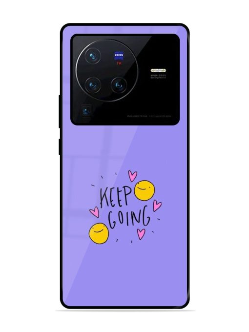 Smiling Through It All Glossy Soft Edge Case for Vivo X80 Pro