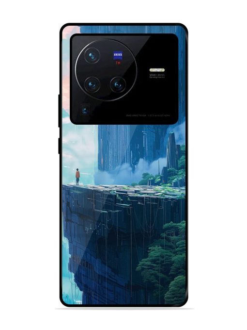 Solitude In The Sky Glossy Soft Edge Case for Vivo X80 Pro Chachhi