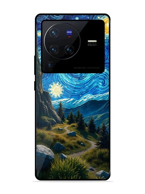 Starry Night In The Shire Glossy Soft Edge Case for Vivo X80 Pro Chachhi