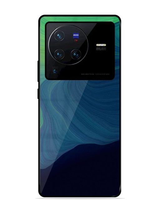 Oceanic Dreams Glossy Soft Edge Case for Vivo X80 Pro Chachhi