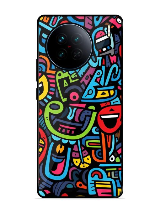 Doodlephoria Glossy Soft Edge Case for Vivo X90 Chachhi