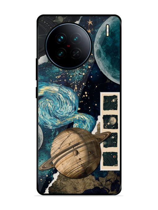 Celestial Tapestry Glossy Soft Edge Case for Vivo X90 Chachhi