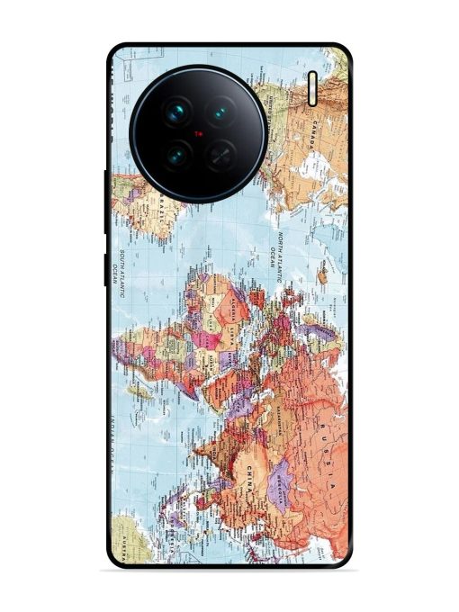 Our Blue Marble Glossy Soft Edge Case for Vivo X90 Chachhi