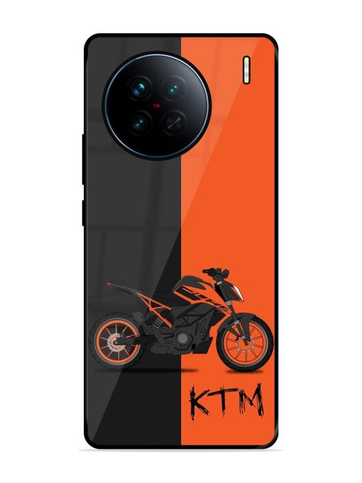 Orange Beast Glossy Soft Edge Case for Vivo X90 Chachhi