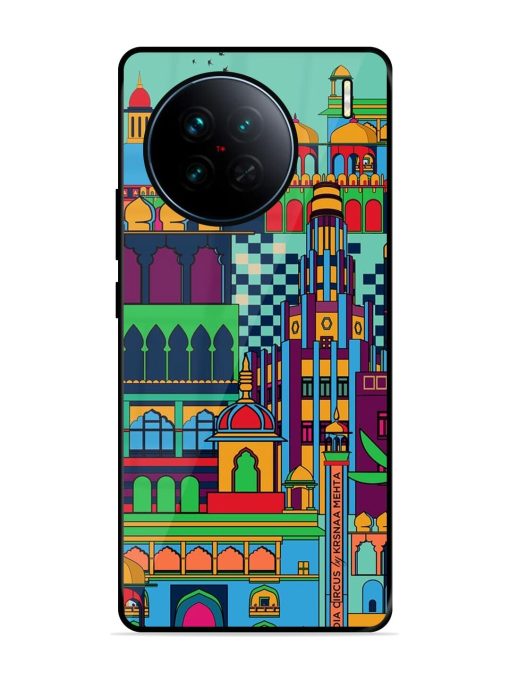 Indian Tapestry Glossy Soft Edge Case for Vivo X90 Chachhi