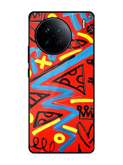 Groovy Garden Glossy Soft Edge Case for Vivo X90 Chachhi