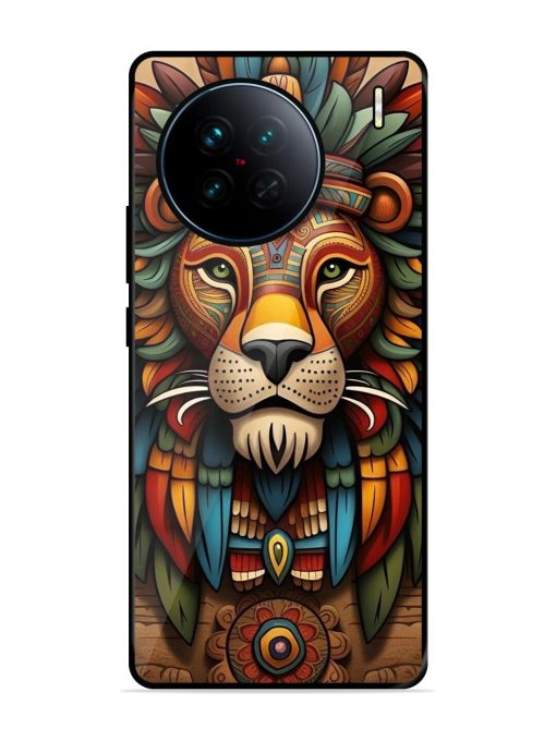 Aztec Majesty Glossy Soft Edge Case for Vivo X90 Chachhi