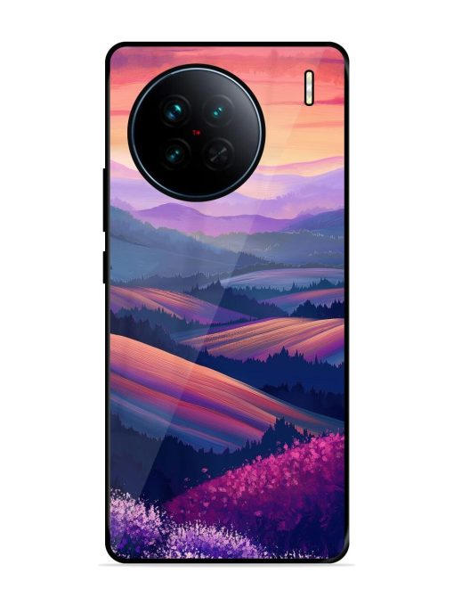 Twilight'S Embrace Glossy Soft Edge Case for Vivo X90