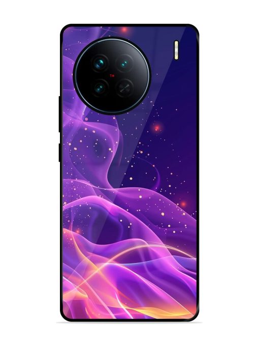 Cosmic Currents Glossy Soft Edge Case for Vivo X90 Chachhi