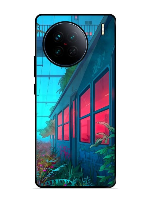 Urban Jungle Glossy Soft Edge Case for Vivo X90 Chachhi