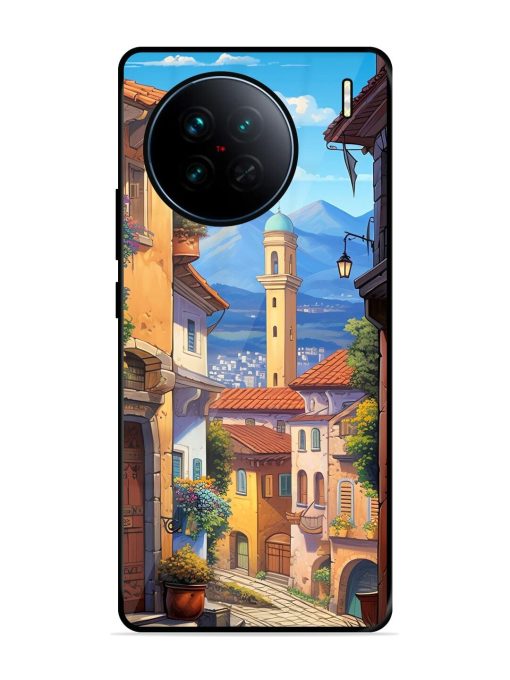 Tuscan Twilight Glossy Soft Edge Case for Vivo X90 Chachhi