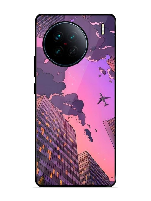 Urban Twilight Glossy Soft Edge Case for Vivo X90 Chachhi