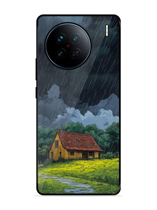 Rainy Day Retreat Glossy Soft Edge Case for Vivo X90
