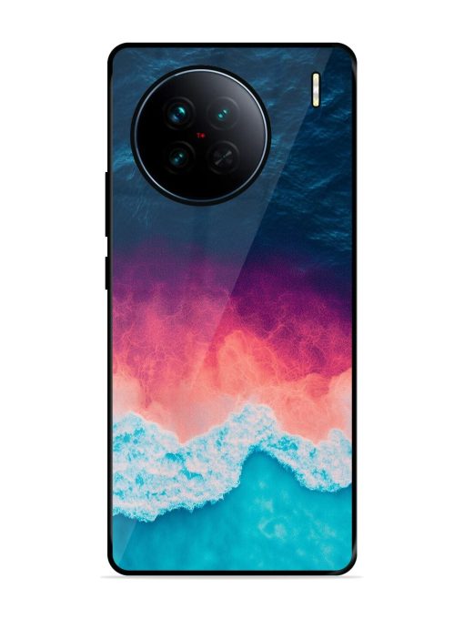 Where The Ocean Meets The Sky Glossy Soft Edge Case for Vivo X90 Chachhi