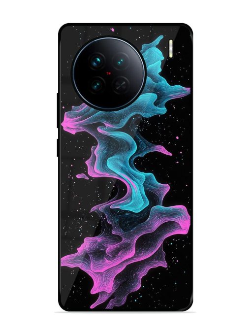 Cosmic Currents Glossy Soft Edge Case for Vivo X90