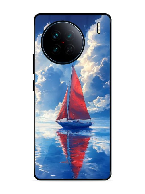 Crimson Sails Glossy Soft Edge Case for Vivo X90