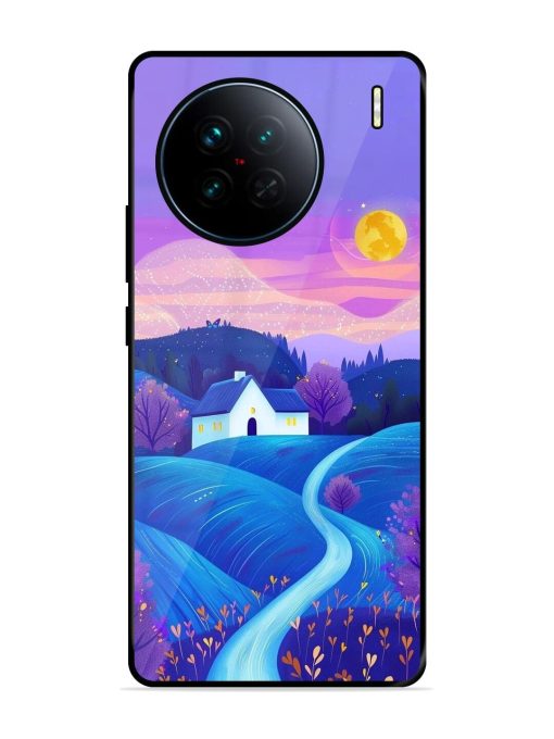 Moonlit Meadow Glossy Soft Edge Case for Vivo X90 Chachhi