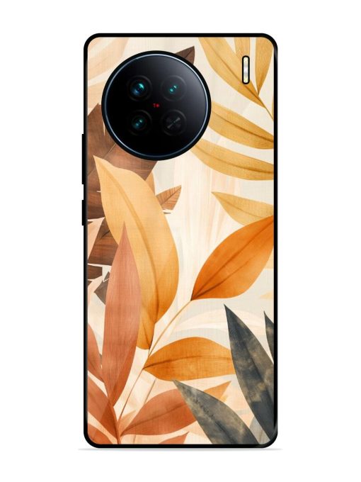 Earthy Elegance Glossy Soft Edge Case for Vivo X90 Chachhi