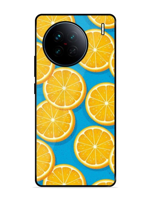 Citrus Symphony Glossy Soft Edge Case for Vivo X90 Chachhi