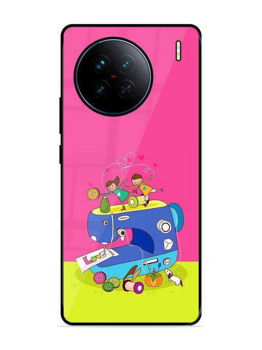 Sew Cute Glossy Soft Edge Case for Vivo X90