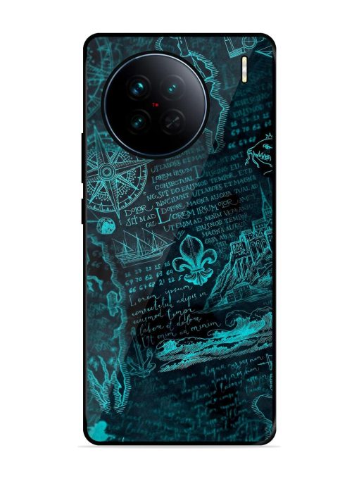 Nautical Notebook Glossy Soft Edge Case for Vivo X90 Chachhi