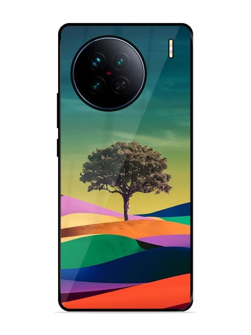 Rainbow'S Lone Sentinel Glossy Soft Edge Case for Vivo X90 Chachhi