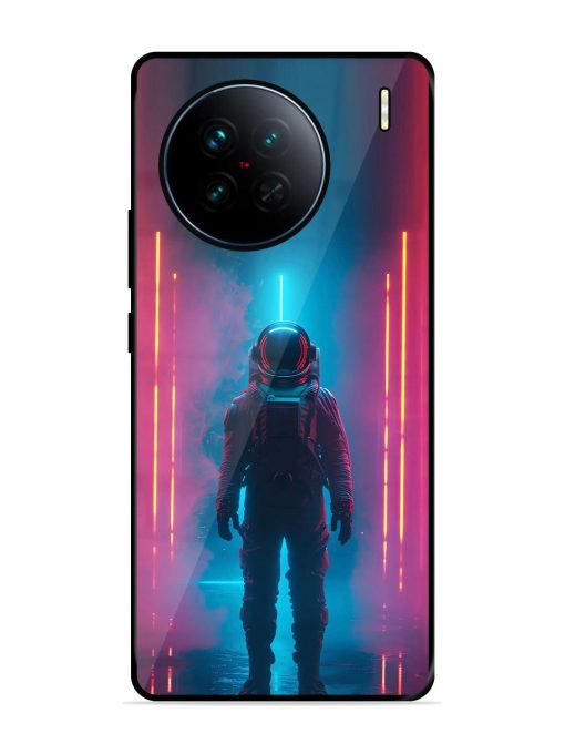 Neon Astronaut Glossy Soft Edge Case for Vivo X90