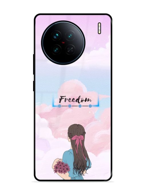 Skyward Dreams Glossy Soft Edge Case for Vivo X90 Chachhi