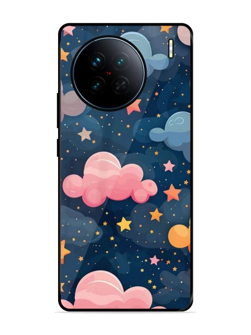 Twinkling Dreams Glossy Soft Edge Case for Vivo X90 Chachhi