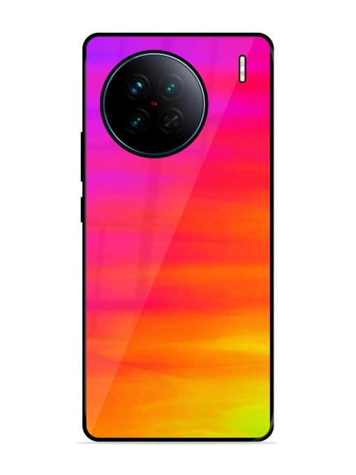 Neon Horizon Glossy Soft Edge Case for Vivo X90 Chachhi