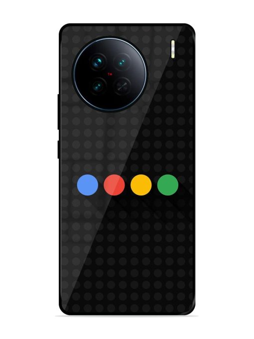 Google Dots Glossy Soft Edge Case for Vivo X90 Chachhi