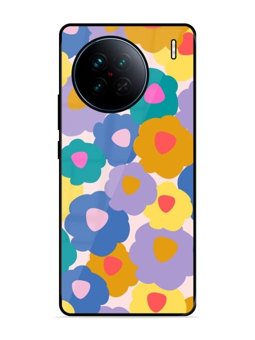 Flower Power Glossy Soft Edge Case for Vivo X90 Chachhi