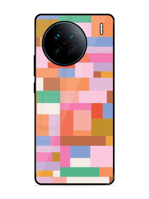 Colorful Chaos Glossy Soft Edge Case for Vivo X90 Chachhi