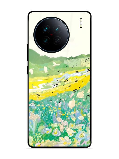 Melody In Bloom Glossy Soft Edge Case for Vivo X90 Chachhi