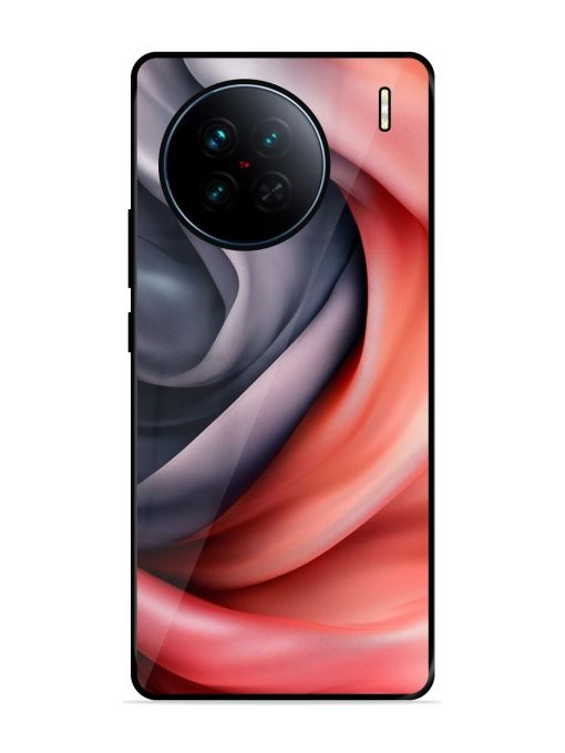 Swirling Silk Glossy Soft Edge Case for Vivo X90 Chachhi