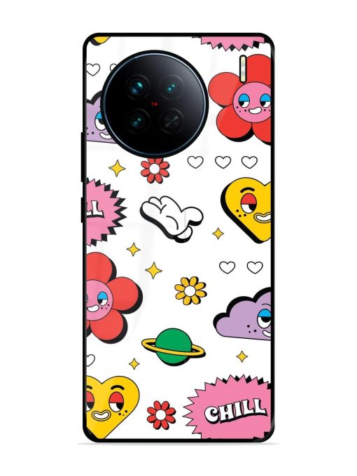 Whimsical Wonderland Glossy Soft Edge Case for Vivo X90 Chachhi