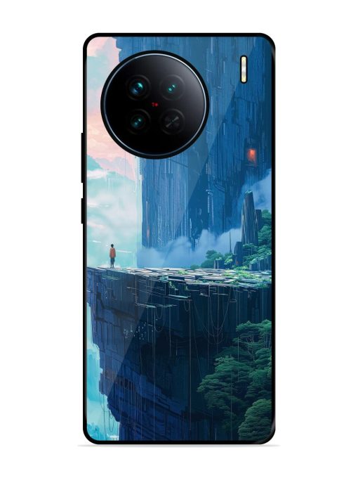 Solitude In The Sky Glossy Soft Edge Case for Vivo X90 Chachhi