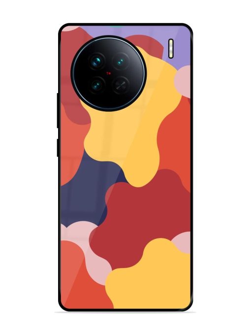 Gooey Color Chaos Glossy Soft Edge Case for Vivo X90 Chachhi