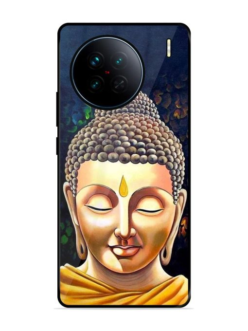 Buddha Face Glossy Soft Edge Case for Vivo X90 Chachhi