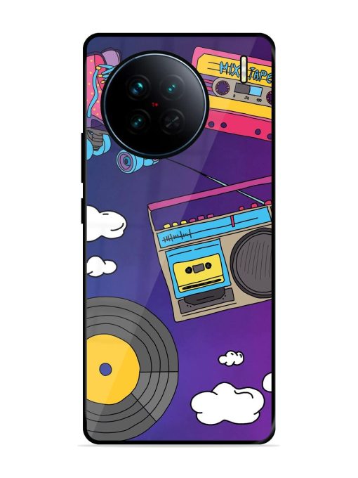 Retro Vibes Glossy Soft Edge Case for Vivo X90 Chachhi