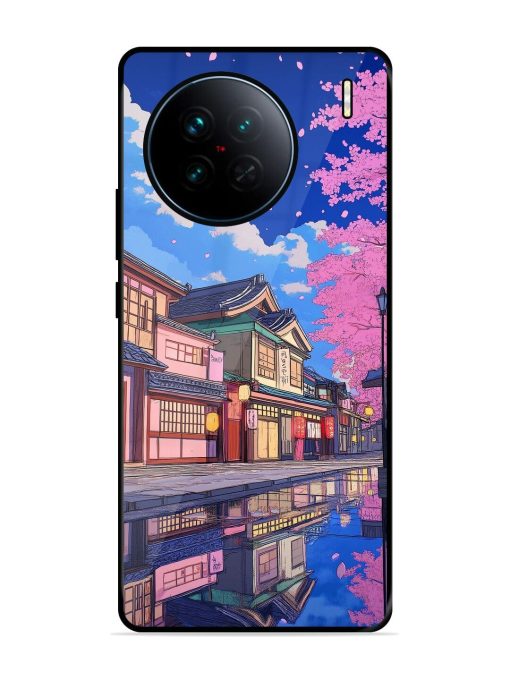 Tranquil Reflections Glossy Soft Edge Case for Vivo X90