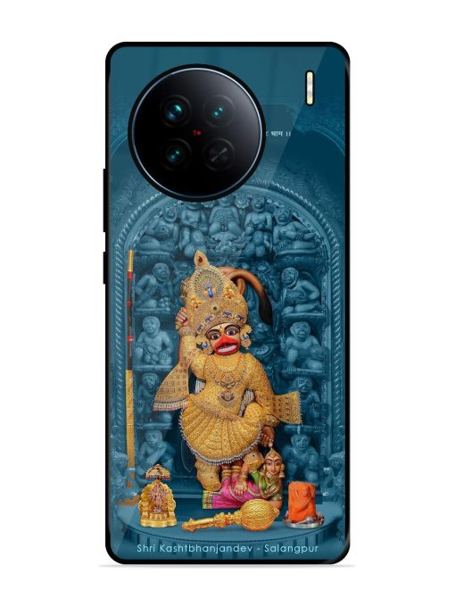 Divine Grace Of Shri Kashtabhanjandev Glossy Soft Edge Case for Vivo X90