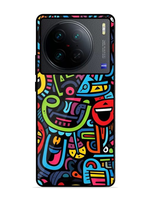 Doodlephoria Glossy Soft Edge Case for Vivo X90 Pro Chachhi