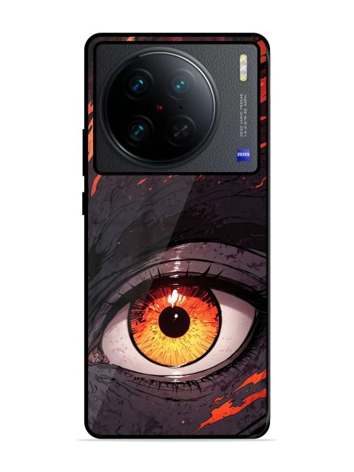 Inferno Gaze Glossy Soft Edge Case for Vivo X90 Pro Chachhi