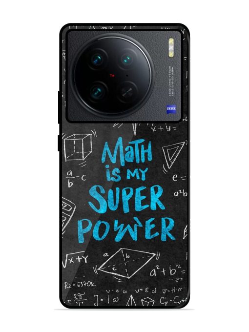 Math Magic Glossy Soft Edge Case for Vivo X90 Pro Chachhi