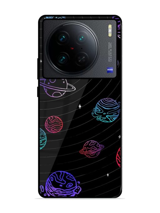 Cosmic Ballet Glossy Soft Edge Case for Vivo X90 Pro Chachhi